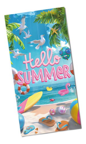 Decoraciones Para Fiesta En La Playa, Pancarta De Puerta De