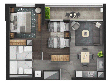 Departamento En Venta De 2 Dorm. En Los Angeles
