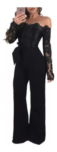 Mono Informal Con Cordones Y Hombros Descubiertos Para Mujer