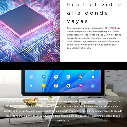 Tablet Tcl Tab 10s 3gb 32gb 10.1 Stylus Pen Y Estuche Set (Reacondicionado)