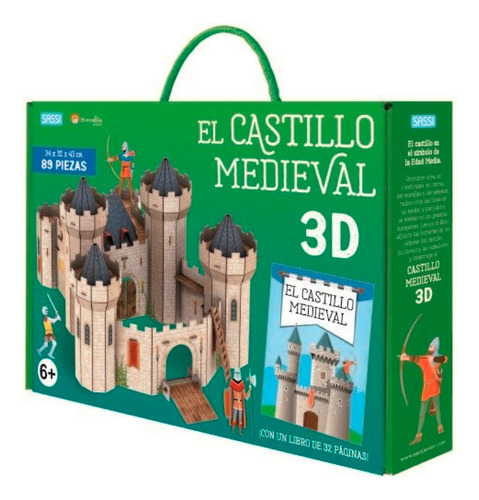 El Castillo Medieval 3d - Sassi Manolito Libro + Puzzle