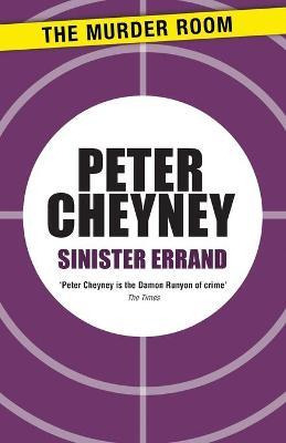 Libro Sinister Errand - Peter Cheyney