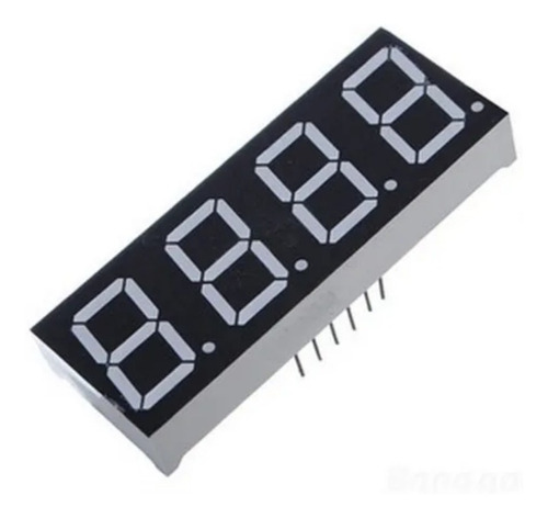 Display Led 4 Digitos 7 Segmentos Anodo Comun Verde .56