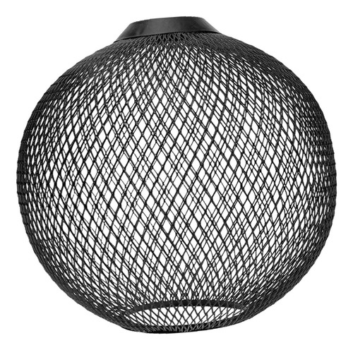 Lámpara Colgante De Metal, Cubierta De Luz Negro Negro