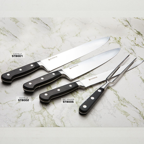 Imagen 3 de 6 de Cuchillo Cocinero 15 Cm Acero Inox Prof Stolberg By Waterdog