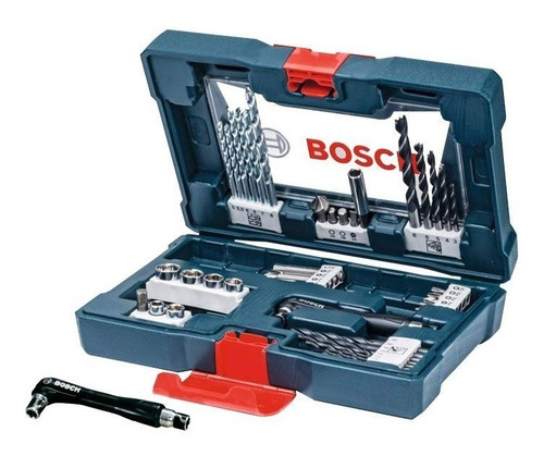 Jogo De Brocas E Bits V-line 41 Peças Bosch