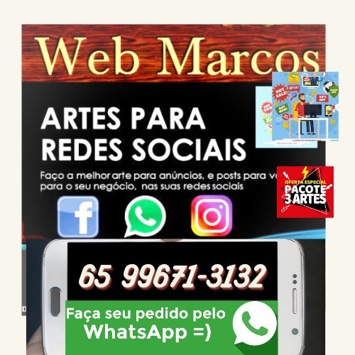Imagem 2 de 5 de Artes Para Redes Sociais