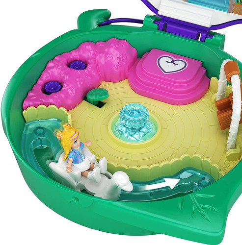 Polly Pocket Pocket World Lil Ladybug Garden Compact, 2 Mic