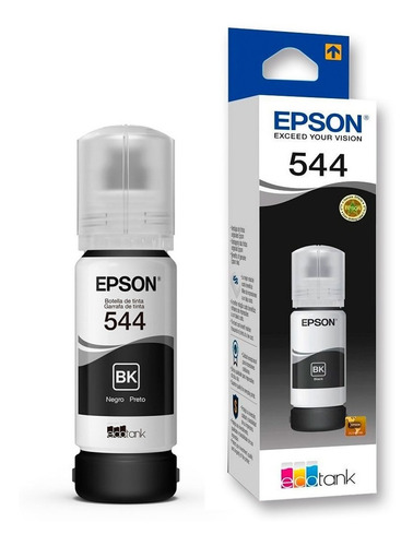 Imagen 3 de 5 de Botella Tinta Epson T544 Negro Ecotank L1110 L3110 L3150