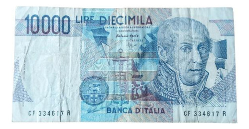 Billete Italia 10000 Liras 1984 Italy 