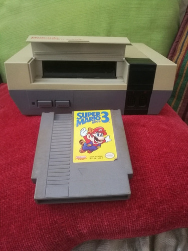 Nintendo Nes Con Super Mario Bros 3 Sin Cargador Adaptador