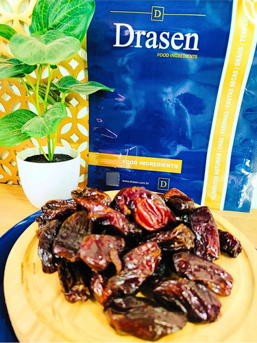 Tâmara Com Caroço | 1kg | Sem Glúten - Drasen Food