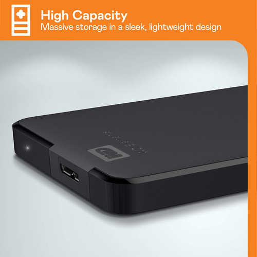 Wd 5tb Elements Portable Hdd, Disco Duro Externo Usb 3.0