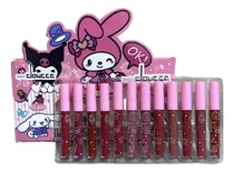 Comprar Set 12 Labiales Mate Lip Gloss Sanrio Hello Kitty Kuromi
