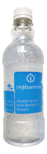 Alcohol gel Influencia Alcoholen Gel Anti Bacterial fragancia a neutra 500 ml 500 g pack x 10