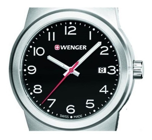 Imagen 3 de 8 de Reloj Wenger Field Correa De Acero