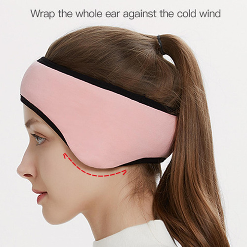 Calentadores De Oreja Diadema Deportes Headwrap Rosado 52cm