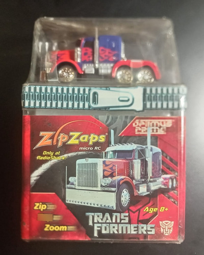 Transformers Optimus Prime Zip Zaps Radio Shack 2007 Sin/abr (Usado)