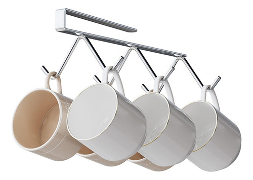 Estante Para Tazas Debajo Del Gabinete, Ganchos Para 26x13cm