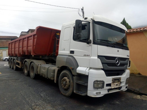 Mb Axor 2644 Canelinha 6x4 2015 + Carreta Caçamba 2012
