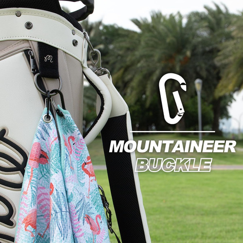 Toalla De Golf, Diseño De Gofre De Microfibra Con Clip, Toal