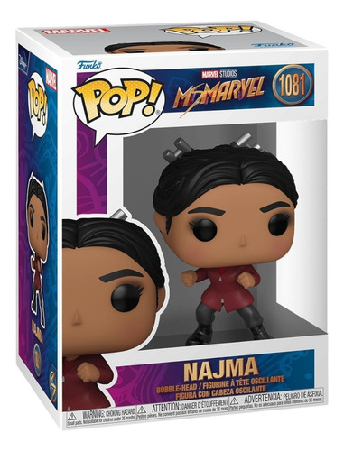 Funko Pop Najma 1081 Ms. Marvel By Marvel