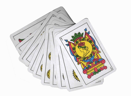 Imagen 2 de 3 de Naipe Casino Españolas 50 Naipes Plastificado Estilo Español