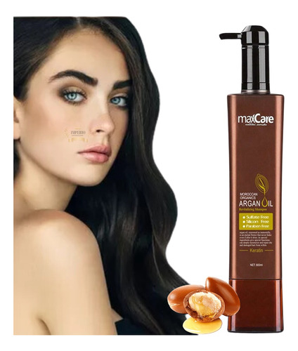 Shampoo Reparación Argan Para Cabello Caída