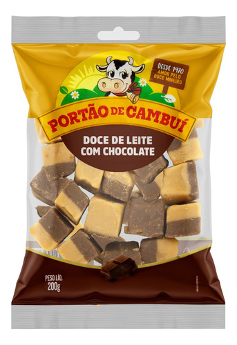 Doce de Leite com Chocolate Portão de Cambuí Pacote 200g