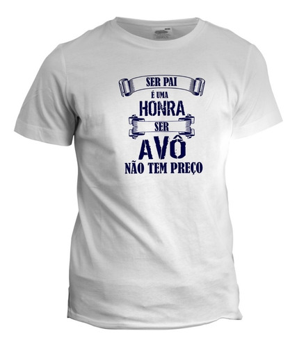 Camiseta Personalizada Avô 02 - Dia Dos Pais / Avós 