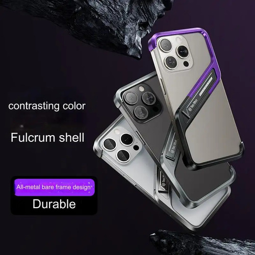 Funda De Teléfono De Aleación De Lujo Para iPhone 16/15/14/1