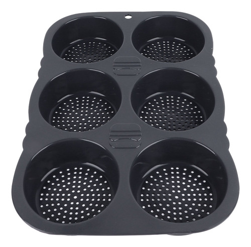 Molde For Hornear Pan, 6 Cavidades, Bollo For Hamburguesas