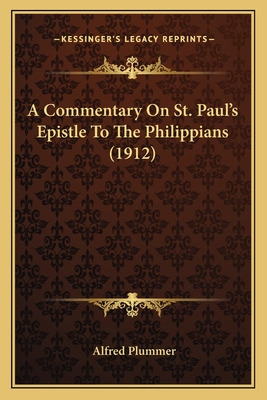 Libro A Commentary On St. Paul's Epistle To The Philippia...