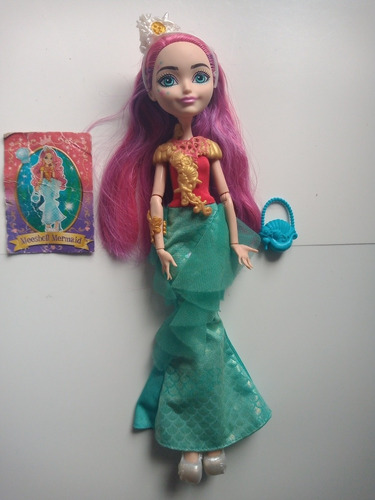 Muñeca Meeshell Mermaid Ever After High Hija De La Sirenita (Usado)