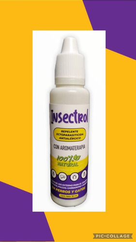 Imagen 2 de 2 de Insectrol El Mejor Repelente Natural De Pulgas Y Garrapatas