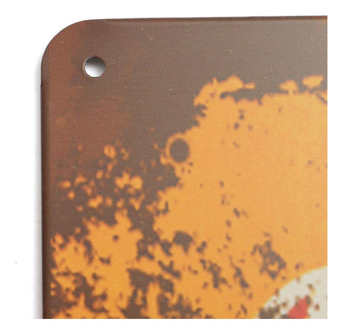 Placa De Metal Con Cartel De Lata Diseño Vintage
