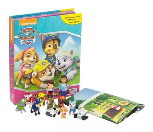 Libro Divertilibros Paw Patrol Girls C/ Alfombra + Muñecos