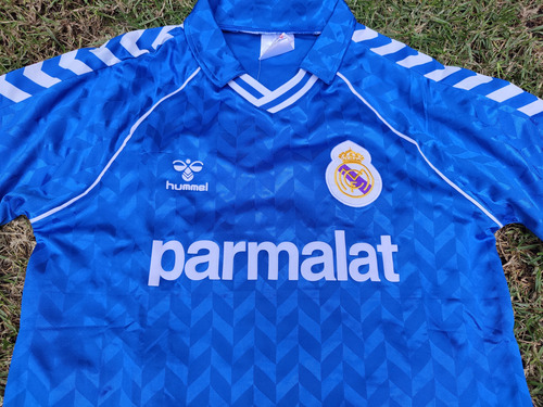 Jersey Real Madrid Retro 86 Visita Azul
