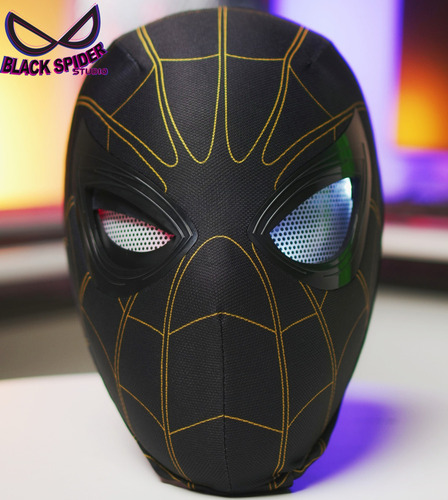 Casco De Spiderman Con Ojos Móviles Iluminados