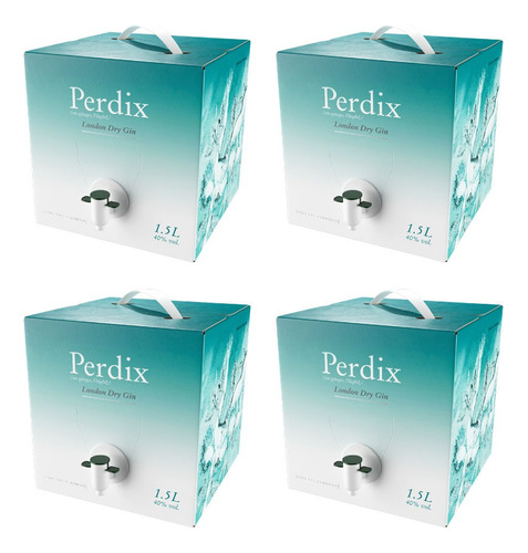 Perdix London Dry Gin 4 X 1.5 Litros Viña Las Perdices