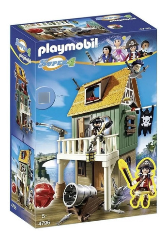 Playmobil 4796 Super 4 Fuerte Pirata Jugueteria Bunny Toys