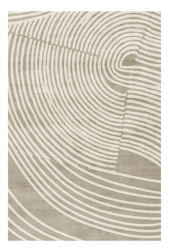Tapete Camesa 100x140 Sala Quarto Poliéster Antiderrapante Comprimento 140 Cm Cor Espiralli Desenho Do Tecido Geométrico Largura 100 Cm