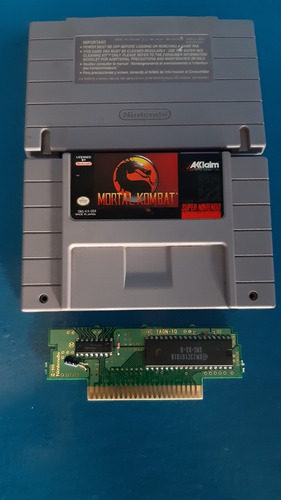 Mortal Kombat Para Super Nintendo Snes Original (Usado)