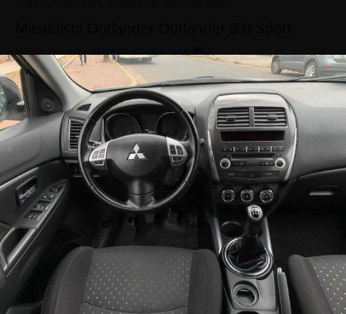 Imagen 8 de 9 de Mitsubishi Outlander 2013 2.0 Sport 2wd Gls 150cv Mt