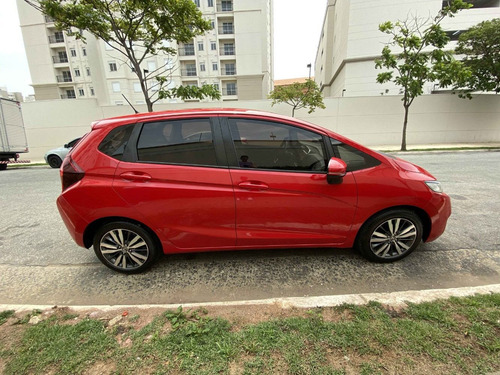 Honda Fit Exl 1.5 Aut 15/16 Vermelho 5 Portas