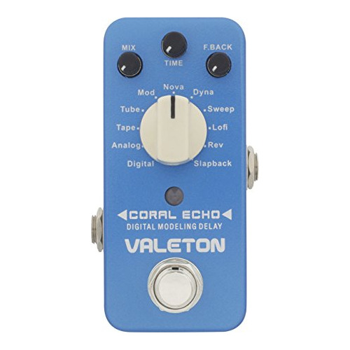 Valeton Echo Coral 11 Tipo Digital Delay Guitarra Pedal