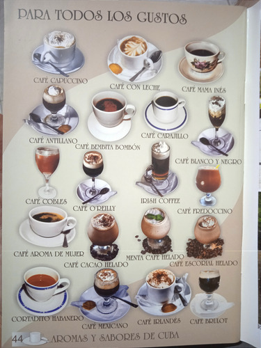 Recetas De Café Aromas Y Sabores De Cuba (recetario)