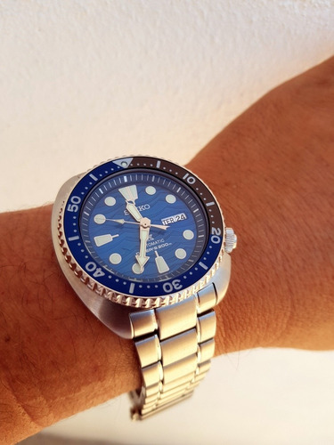 Relógio Seiko Turtle Shark White Adição Especial