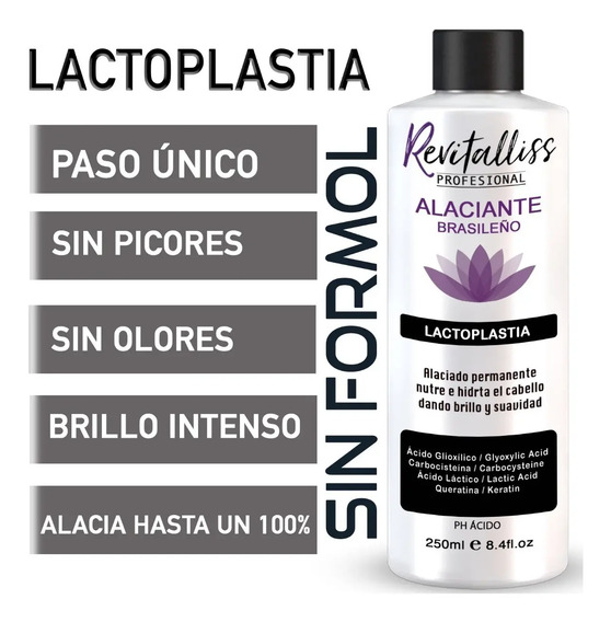 Alisado Permanente Carbocisteína, Ácido Glioxílico Y Láctico | Meses sin  intereses