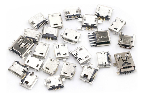 * Conector De Carregamento Micro Usb Fêmea